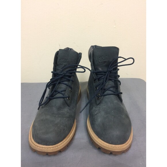 Timberland 9497R 6'' Premium Dark Blue Junior - Women's Ankle  Boots SIZE US 5 - Picture 2 of 10